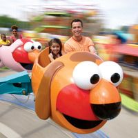Go for a spin at Sesame Place.